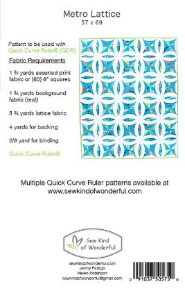 Metro Lattice Quilt Pattern – Charm City Fabrics